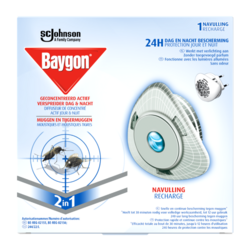 Baygon Diffuseur de Concentré Actif Recharge - Moustiques & Mouches
