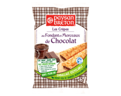 Crêpes fourrées au chocolat x6