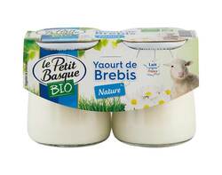 Yaourt de brebis Bio nature 2x125g