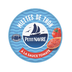 Miettes de thon à la sauce tomate 140g