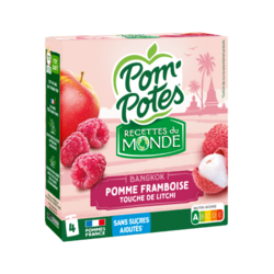 Bangkok : Pomme Framboise touche de Litchi 4*90g