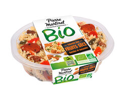 Taboulé aux fruits secs raisins et amandes Bio