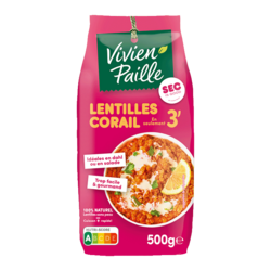 Lentilles Corail 3 minutes