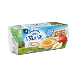 Petits pots de fruits à la pomme (6x50g)