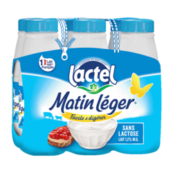 Matin Léger Lactel 1,2% mg 6x1L