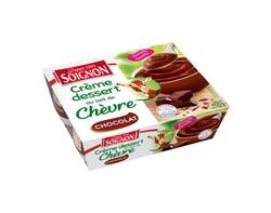 Crème Dessert chocolat lait de chèvre 