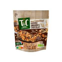 Muesli croustillant avoine amandes chocolat 500 g