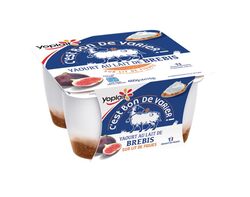 Yaourt au lait de brebis sur lit de Figues