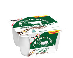 Les yaourts au lait de chèvre
