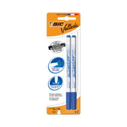 BIC® Velleda® 1721 Whiteboard Markers Blue - Pack of 2