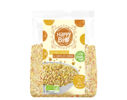 Blé pois chiches et lentilles corail - 500g