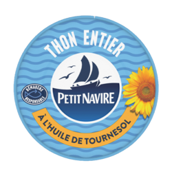 Thon entier à l'huile de tournesol 160g