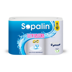 Sopalin Ultr'Absorb 6 maxi rouleaux