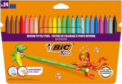 Etui 24 BIC® KIDS Kid Couleur Medium : assortie