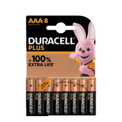 Duracell Plus 100%  AAA X8