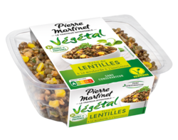 Trio de lentilles à la moutarde à l'ancienne