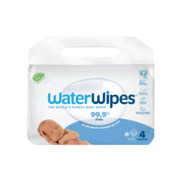 Waterwipes Lingettes Bébé Lot 4x60
