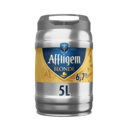 Affligem blonde bière d'Abbaye Fût 5L 6.7°
