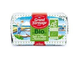 NOUVEAU : Beurre BIO Cristaux De Sel 125g