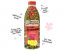 L'incroyable citronnade aux citrons et aux framboises 1L