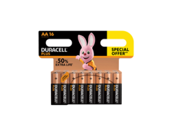 Duracell Plus AA 16 piles offre spéciale 