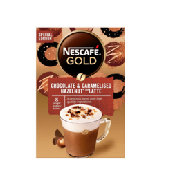 NESCAFE GOLD LATTE Caramelized Hazelnut 148g