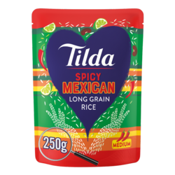 Tilda Microwave Spicy Mexican Long Grain Rice 250g