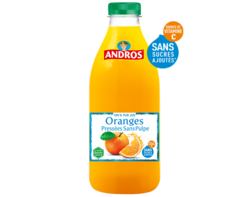 Pur Jus d’Oranges Pressées Sans Pulpe 1L