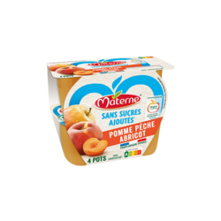 Pomme Pêche Abricot 4x100g