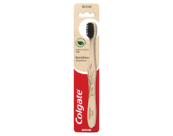 Brosse à dents Colgate Bambou Charbon Medium
