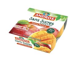 Sans Sucres Ajoutés Pomme Mangue x4