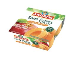 Sans Sucres Ajoutés Pomme Abricot x4