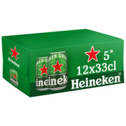 Heineken bière blonde 12x33cl 5°