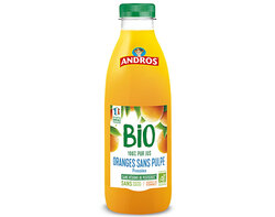 Pur jus d’Oranges BIO pressées sans pulpe