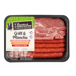 Plateau grill et plancha 
