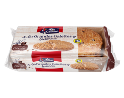 Grandes Galettes Bretonnes aux Pépites de chocolat 240g