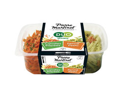 DUO Carottes râpées / Penne pesto