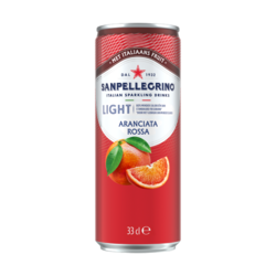 Sanpellegrino italian sparkling drinks Aranciata Rossa light