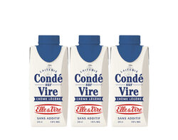Crème légère de Condé-sur-Vire, 3x20cl 