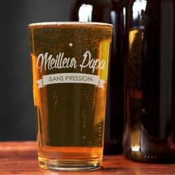 Verre à bière personnalisé