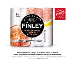 FÏNLEY Pamplemousse & Orange Sanguine 6x250mL