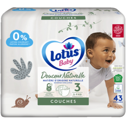 Couches Lotus Baby Douceur Naturelle T3x43