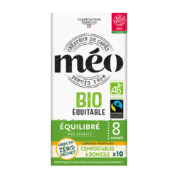 Méo Equilibré Bio Équitable Capsules Home Compost x10