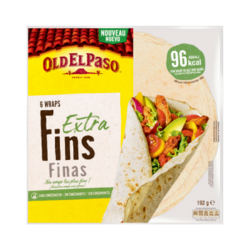 Wraps Extra Fins x6 Old El Paso