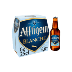 Affligem Blanche bière d'Abbaye 6x25cl 4.8°