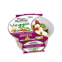 Boulghour & légumes au fromage de brebis 