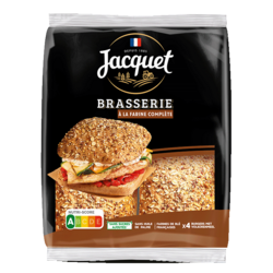 Brasserie Burger à la farine Complète x4