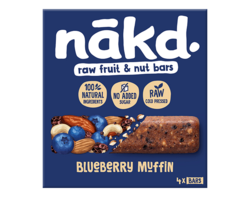 nakd. Blueberry Muffin 4 x35g