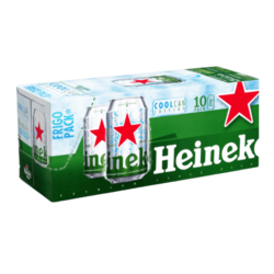 Heineken bière blonde canettes 10x33cl 5°