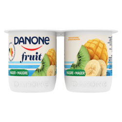 Danone Yaourt Fruits Exotiques Maigre 4x125g
